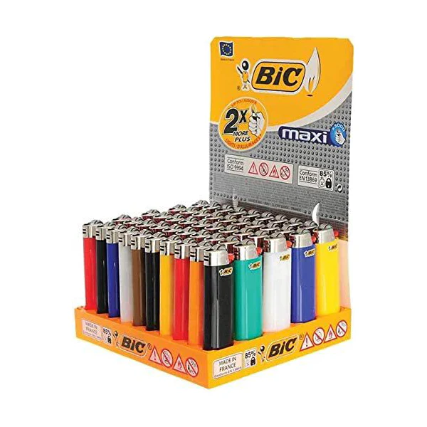 BIC Lighters Maxi (Tray of 50) - 12 Boxes - Image 3