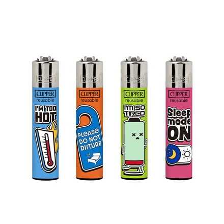Clipper Lighter - Trendy Sentences (4 Trays with Stand) - Image 3